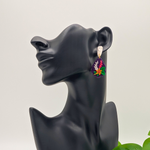 Floral Cascade Teardrop Earrings
