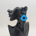 Azure Bloom Teardrop Earrings