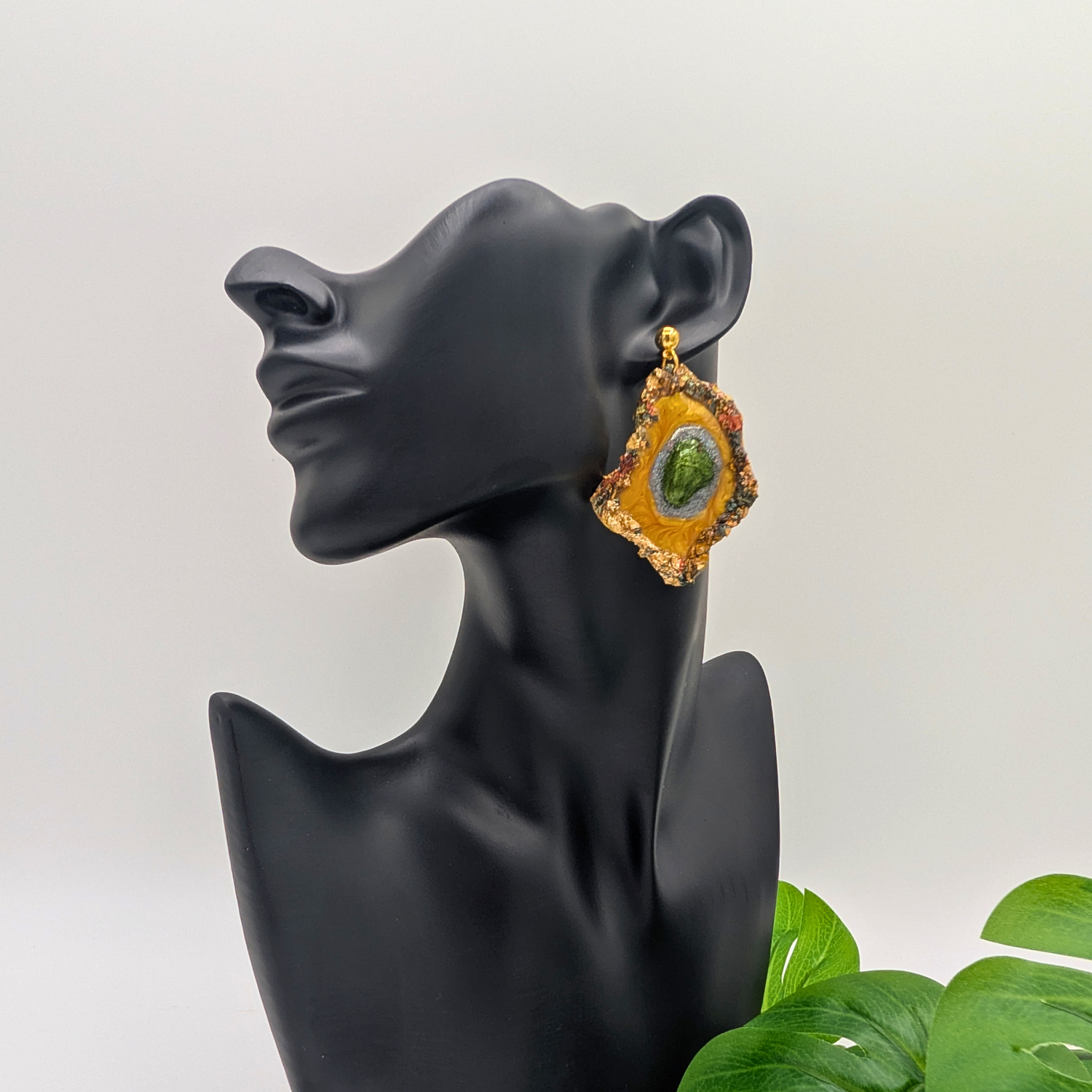 Luxora Geode Elegance Earrings