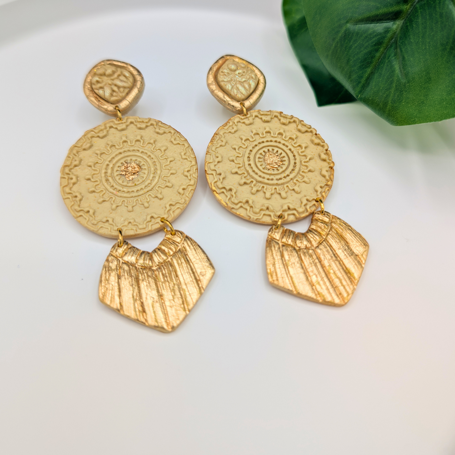 Mandala Radiance Dangle Earrings